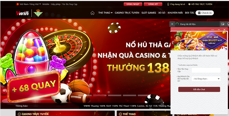 Kênh hỗ trợ của VWIN nhiệt tình, tận tâm
